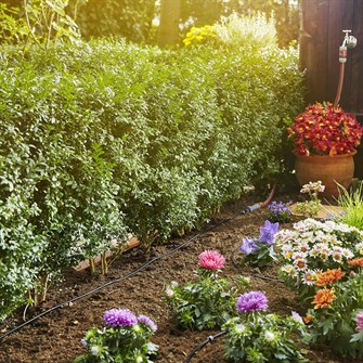 Gardena Micro-Drip, planterækker S - til udlægning langs hækken